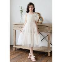 ราคา ชุดราตรีเด็กโตสีครีมแขนตุ๊กตา ชุดไปงานเด็กโต เสื้อผ้าเด็กโต **PREMIUM DRESS** (40152520513)