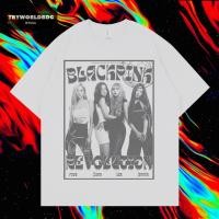 ราคา TRYWORLDG OFFICIAL เสื้อยืด OVERSIZED "BLACKPINK" | เสื้อยืดโอเวอร์ไซส์ | เสื้อยืดสีขาว | เสื้อยืด K POP EDITION | เสื้อยืด BLACKPINK IS THE REVOLUTION VINTAGE TEE (43550369803)