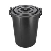 ราคา KASSA HOME ถังน้ำพร้อมฝา 94 ลิตร (25GL) รุ่น NO.26 ขนาด 52.5 x 54.5 x 66.5 ซม. สีดำ (22903694009)