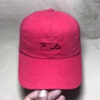 ราคา Merah หมวกเบสบอล fila สีแดง (26651910510)