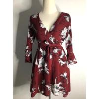 ราคา ชุดเดรสสีแดงเลือดนก (1012646660)