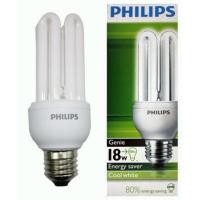 ราคา Philips หลอด Genie 18W ขั้วเกลียว E27 แสง Day Light หลอดประหยัดไฟ (3303261791)