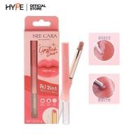 ราคา Nee Cara Longlasting Lipstick Duo 2 in 1 Lipstick matte & Gloss ลิปกลอส (N346) (25129746054)