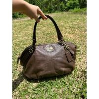 ราคา Coach Madison Leather Large Sophia Satchel Handbag Mahogany Brown ของแท้ (18883323975)