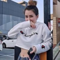 ราคา ส่งต่อ เสื้อ Champion Hoodie Crop (1691888863)