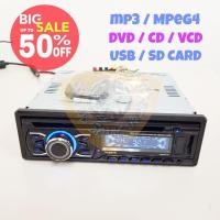 ราคา วิทยุติดรถยนต์ 1din เล่น DVD/CD/USB/SD CARD กำลัง 52Wx4 มือ1 (4445355918)
