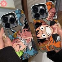 ราคา เคสโทรศัพท์มือถือ Tpu นิ่ม ชุบไฟฟ้า ลายการ์ตูนวันพีช ลูฟี่ โซโร่ แฟชั่น สําหรับ IPhone 11 14 12 13 15 Pro Max 15Plus XR X 14Plus XS Max (18195441133)