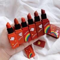 ราคา ลิปยูนิคอน 6 แท่ง 6 สี Kiss beauty แท้ โทนสีส้ม ส้มอิฐ แดง (7156935073)