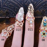 ราคา แหวนเล็บปลอมมุกเพชร - แหวนเล็บปลอมงานแต่งงาน 1 ชิ้น (27465157159)