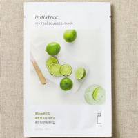ราคา ใหม่ มาส์กแผ่น ช่วยให้ผิวกระจ่าง Innisfree - My real squeeze mask 20ml - Lime (903120358)