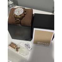 ราคา Michael Kors MK-5336 นาฬิกาข้อมือสีโรสโกลด์ของแท้ มือสอง สวย สภาพดี (9163716122)