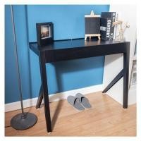 ราคา โต๊ะทำงานดีไซน์ทันสมัย โล่ง ขาเหล็ก Modern furniture พร้อมแผงกันตกและช่องร้อยสายไฟ KIOSK BV-11 (6477467207)