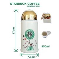ราคา ขวดแก้ว Starbucks Cofee แก้วเซรามิคมีหูจับ (14398047142)