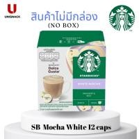 ราคา **No Box **STARBUCKS BY NESCAFE DOLCE GUSTO MOCHA WHITE สตาร์บัคส์ โดลเช่ กุสโต้ มอคค่า ไวท์(12แคปซูล/กล่อง)ไม่มีกล่อง (20491996143)