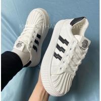 ราคา รองเท้ากีฬาผู้หญิงพื้นฐานรองเท้าผ้าใบบาจาพื้นแบนสําหรับโรงเรียน (24729656654)