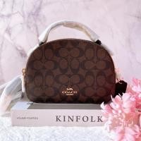 ราคา Coach serena satchel กระเป๋าสะพาย Coach รุ่นใหม่ล่าสุดจาก shop เลยจ้า ลายซี signature (5543043331)