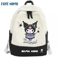 ราคา KUROMI BY SANRIO CARTOON MOTIF SCHOOL CHILDRENS BACKPACK BAG (ฟรีชื่อ) (23987337519)