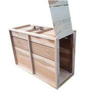 ราคา กล่องไม้สักใส่ไก่ชน ลังใส่ไก่ชน กรงใส่ไก่ กล่องไม้ใส่สัตว์เลี้ยงสำหรับขนย้าย ขนาด 24*43*60cm (6454620958)