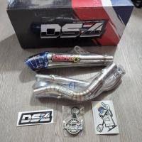 ราคา ท่อปลายกรวย แดงสายสี่ DS4 ทรงสนาม ปลายไทเท WAVE110i / WAVE125R / WAVE125S / WAVE125ไฟเลี้ยวบังลม / DREAM SUPERCUB (25033601987)