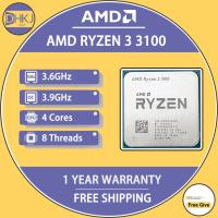ราคา ใช้ AMD Ryzen 3 3100 R3 3100 3.6 GHz Quad-Core แปดเกลียว 65W CPU โปรเซสเซอร์ L3 = 16M ซ็อกเก็ต AM4 (27918941031)