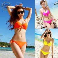 ราคา BikiniTime (S,M,L) SB177 มี5สี บิกินี่ ชุดว่ายน้ำทูพีซ สีคัลเลอร์ฟูล ผูกคอผูกหลัง บรามีฟองน้ำเสริม กางเกงเอวต่ำ (13319133735)