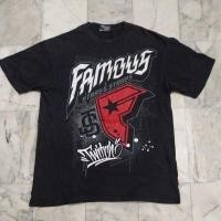 ราคา เสื้อยืดแขนสั้น แนวสตรีท FAMOUS แท้ มือสอง สภาพดี ของพร้อมส่งครับ (27252401755)