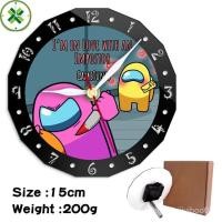 ราคา Among USในระหว่างเราเกมอวกาศมนุษย์หมาป่าฆ่านาฬิกานาฬิกาแขวนนาฬิกาตั้งโต๊ะตกแต่ง Z3HJ (22264423234)