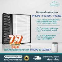 ราคา พร้อมส่ง แผ่นกรองอากาศ Philips AC2887/20 Phillips FY2422, แผ่นกรองกลิ่น FY2420 แผ่นกรอง เครื่องฟอกอากาศ Philips (23357533321)