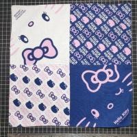 ราคา ผ้าเช็ดหน้าลิขสิทธิ์ของแท้​ % Sanrio Hello Kitty 29x29 cm. (19193667942)