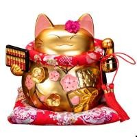 ราคา แมวกวักสีทอง แมวกวักเซรามิค แมวกวักนำโชค ตุ๊กตาแมวกวัก แมวกวักมงคล แมวกวักญี่ปุ่น แมวกวักโชคดี แมวกวักโชคลาภเงินทอง (4643430945)