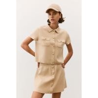 ราคา H&M(เอชแอนด์เอ็ม) เสื้อการ์ดเด้นแขนสั้น ผู้หญิง 1255191_1 (29957310394)