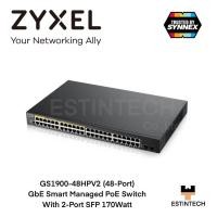 ราคา Switch (สวิตช์) Zyxel GS1900-48HPV2 (48-Port) GbE Smart Managed PoE Switch With 2-Port SFP 170Wattของใหม่ประกัน 3ปี (20612352127)
