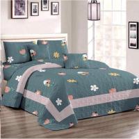 ราคา ผ้าคลุมเตียง 8ฟุต แถมปลอกหมอน 2 ใบ สำหรับคลุมเตียง 5 ฟุต, 6 ฟุต** ลายใหม่ล่าสุด สินค้าพร้อมส่ง** (9910997009)