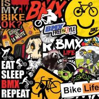 ราคา สติ๊กเกอร์รถBMX Sticker จักรยาน สติ๊กเกอร์กันน้ำ ส่งของทุกวัน (26432305225)
