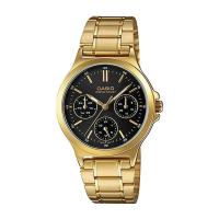 ราคา Casio Standard นาฬิกาข้อมือผู้หญิง สายสแตนเลส รุ่น LTP-V300,LTP-V300G,LTP-V300G-1A - สีทอง (2176623785)
