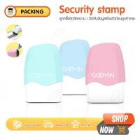 ราคา ลูกกลิ้งซ่อนข้อความ ลูกกลิ้งปิดข้อมูล สีชมพู ฟ้า เขียว ลบที่อยู่ ปิดที่อยู่ มีช่องเติมหมึก พกพาสะดวก (26407137823)