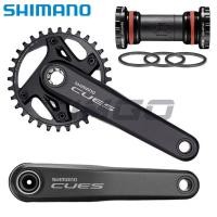 ราคา Shimano Cues FC-U6000 จักรยาน MTB 19/10/11 ความเร็ว 2 ชิ้น Crankset 32T 170 มม.HollowTech II BB-MT501 วงเล็บด้านล่าง (27920541036)