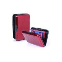 ราคา Wallet กระเป๋าอลูมิเนียมเก็บนามบัตร Security Credit Card (สีแดง) (59248363)