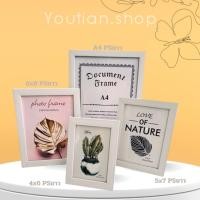 ราคา กรอบรูปสีขาว กรอบรูป3.5*5นิ้ว/4*6นิ้ว/5*7นิ้ว/6*8นิ้ว/8*10นิ้ว/8*12นิ้ว/กรอบรูปa4(ไม่ใช่กระจก) (16135509503)