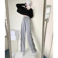 ราคา กางเกงขายาวแหวกข้าง แต่งดีเทลน่ารัก#244 (15846067826)