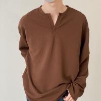 ราคา เสื้อยืดแขนยาว Oversize เ แฟชั่นชาย สไตล์เกาหลี (22669886919)