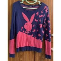 ราคา งานป้าย Kira เสื้อแขนยาวไหมพรม ลายplayboy (7960292910)