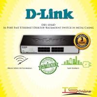 ราคา D-LINK DES-1016D 16-Port Fast Ethernet Desktop Metal Casing (41160704673)