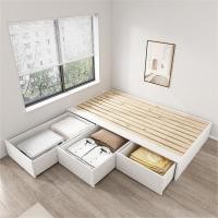 ราคา เตียง เตียงไม้ เตียงนอน 3.5/4/5/6 ฟุต มีลิ้นชัก 3 ลิ้นชัก ความสูง 40ซม. ไม้เนื้อแข็ง มีอายุการใช้งานอย่างน้อย 20ปี (27079310762)