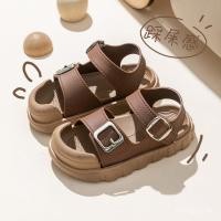 ราคา รองเท้าแตะสำหรับเด็กผู้หญิง รองเท้าแตะชายหาดฤดูร้อนกันลื่นพื้นนุ่มพร้อมเทปเมจิกสำหรับเด็กผู้หญิง (43504249973)