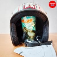 ราคา หมวกกันน็อคเต็มใบเปิดหน้า Suzuki Jalato สีดำ/แดง แท้เบิกศูนย์ 100% (18692119011)