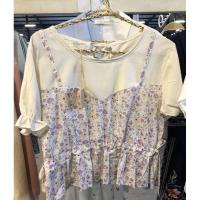 ราคา เสื้อลายดอกผูกเอวน่ารัก งานป้ายnida (2949709143)