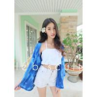 ราคา SET เสื้อคลุมมัดย้อม+เกาะอก (206133402)