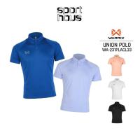 ราคา WARRIX รุ่น UNION เสื้อโปโลวอริกซ์สีล้วน เสื้อคอปก Polo (WA-231PLACL33) สีพีช/ม่วง/ขาว/แดง/ดำ/กรมท่า/น้ำเงิน/ส้มอ่อน (25609234565)