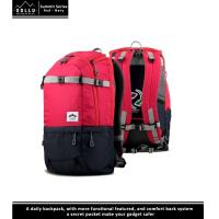 ราคา Sollu Wanderpack Summit Red Navy กระเป๋าเป้เดินทางทุกวัน Unisex (27381702580)